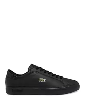 Lacoste Mens Powercourt Leather Sneakers