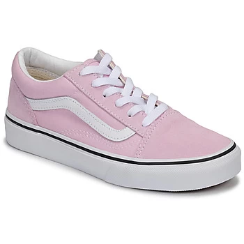 Vans OLD SKOOL Girls Childrens Shoes Trainers in Pink.5,3 kid