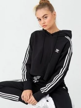 adidas Originals Cropped Hood - Black, Size 18, Women