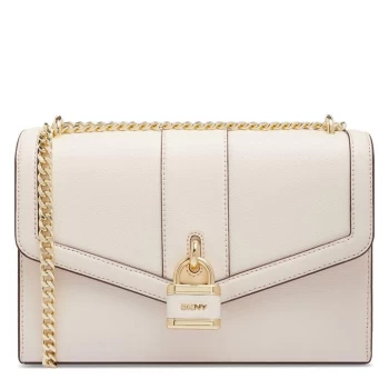 DKNY Ella Fold Over Shoulder Bag - Ivory IVY