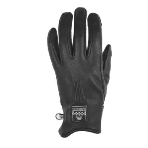Helstons Condor Air Summer Leather Black Gloves T8