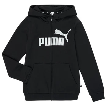 Puma ESS FZ HOODY Girls Childrens Sweatshirt in Black - Sizes 5 / 6 years,7 / 8 years,9 / 10 years,13 / 14 years