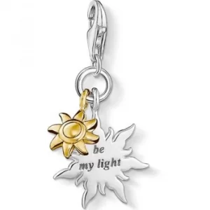 Ladies Thomas Sabo Sterling Silver Charm Club Be My Light Charm