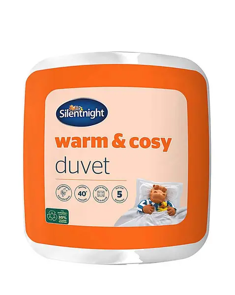 Warm & Cosy 15 Tog Duvet White S KING XA40404