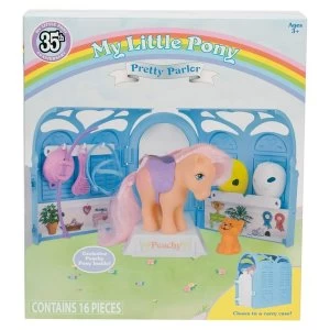 My Little Pony My Retro Pretty Parlor Playset Includes Peachy