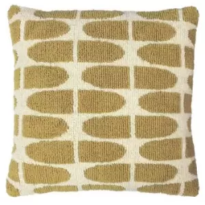 Furn Kula Square Cushion Cover (One Size) (Ochre Yellow) - Ochre Yellow