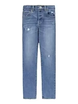 Levis Girls 501 Original Jeans - Blue Size Age: 10 Years, Women