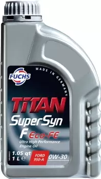 FUCHS TITAN SUPERSYN F ECO-FE 0W-30 ENGINE OIL LUBRICANT 1 LITRE ACEA C2