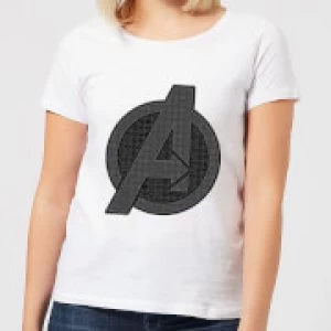 Avengers Endgame Iconic Logo Womens T-Shirt - White - 5XL