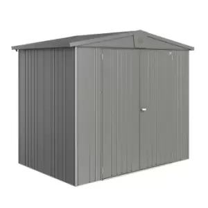 Biohort Europa Size 3 Metal Shed 8' x 5' - Quartz Grey