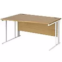 Dams International Wave Desk MCM14WLWHO 1,400 x 725 x 800 - 990 mm