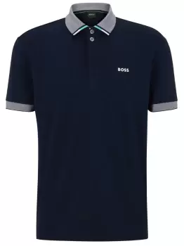 BOSS Paddy Polo Shirt Dark Blue