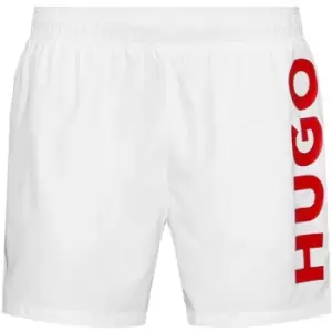 Hugo Abas Swim Shorts - White