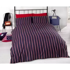 Don't Wake Me Up Navy Duvet Set - King