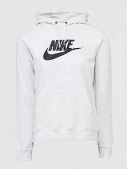 Nike NSW Essential Pullover Hoodie - Birch Heather , Birch Heather, Size 2XL, Women