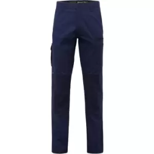 Hard Yakka Raptor Slim Fit Active Work Trousers Navy