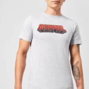 Marvel Deadpool Logo Mens T-Shirt - Grey - S