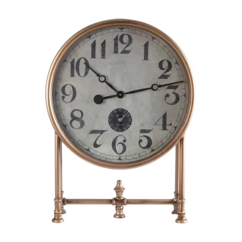 Hayden Table Clock - Gold Finish