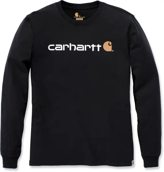 Carhartt EMEA Workwear Signature Graphic Core Logo Longsleeve, black, Size XL