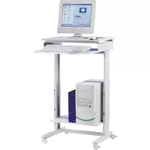 Twinco PC workstation, width x depth 600 x 500 mm, height adjustable from 715 - 1075 mm