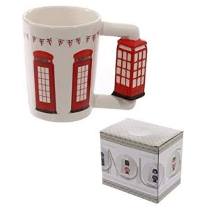 Telephone Shaped Handle Telephone Box Mug