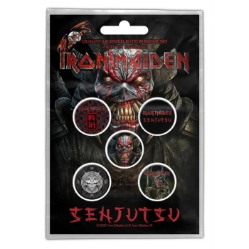 Iron Maiden - Senjutsu Pin Badges