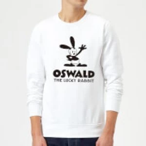 Disney Oswald The Lucky Rabbit Sweatshirt - White - L