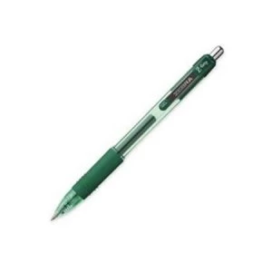 Zebra Z-Grip Ballpoint Pen Retractable Green Pack of 12