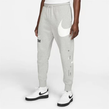 Nike Sportswear Swoosh Mens Semi-Brushed Back Pants - Dark Grey