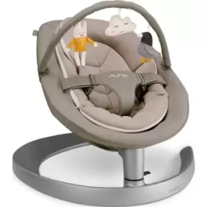 Nuna Leaf Grow Baby Seat & Rocker with Toy Bar - Biscotti