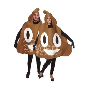 Poo Emoji Fancy Dress Costume