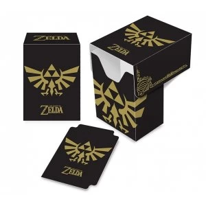 Ultra Pro The Legend of Zelda Black and Gold Full View Deck Box