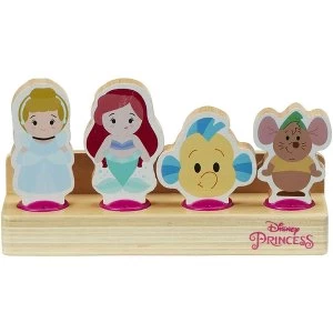 Disney Princess Wooden 4 Figure Set