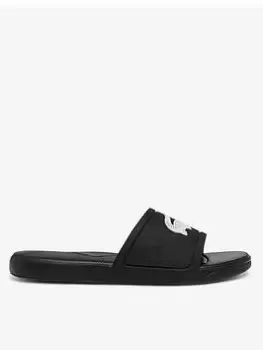 Lacoste L.30 SLIDE 0922 1 CUJ BLK/WHT, Black/White, Size 2 Older