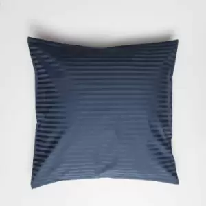 Belledorm 540 Thread Count Satin Stripe Continental Pillowcase (One Size) (Navy)