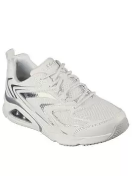 Skechers Tres-air Trainer - White, Size 6, Women