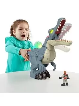 Imaginext Jurassic World Ultra Snap Spinosaurus Dinosaur Figure