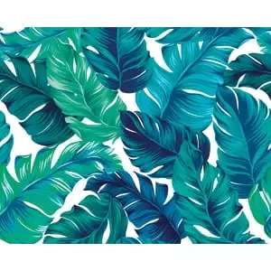 Origin Murals Bold Tropical Leaves Green Wall Mural - 3.5 x 2.8m