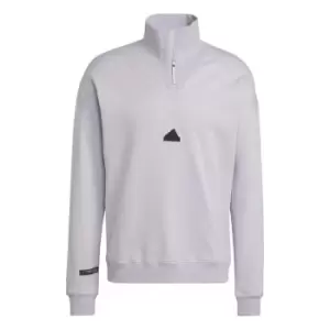 adidas Quarter Zip Sweatshirt - Purple