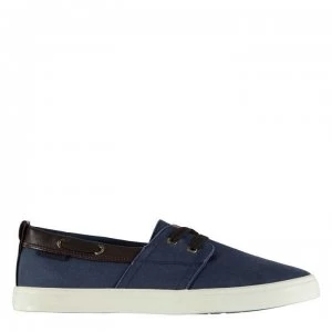 SoulCal Sail Deck Canvas Trainers Mens - Navy