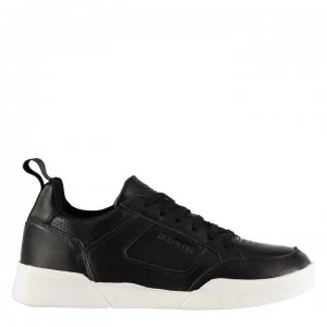 Lyle and Scott Gilzean Leather Trainers - True Black 572