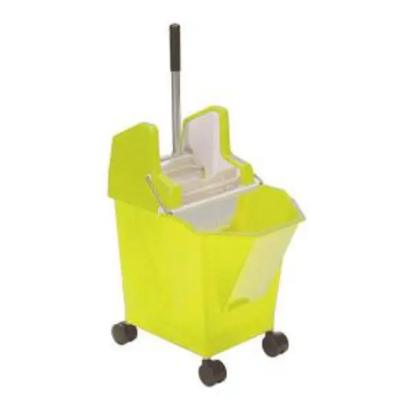 ValueX Mop Bucket With Wringer 9 Litre With Castors Yellow - 0907060 EXR22756CP