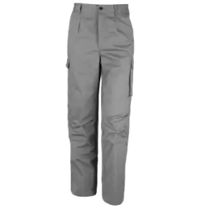 Result Unisex Work-Guard Windproof Action Trousers / Workwear (S) (Grey)