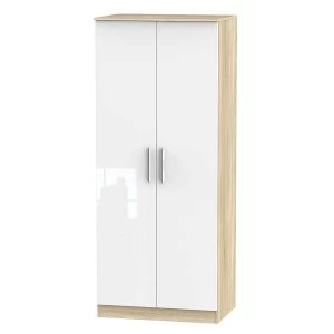 Robert Dyas Goodland Ready Assembled 2-Door Wardrobe