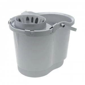 Premier Mop Bucket and Squeezer - Grey