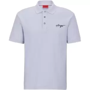 Hugo Daipo Signature Polo Shirt - Purple