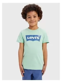 Levis Boys Short Sleeve Batwing T-Shirt - Green, Size 10 Years