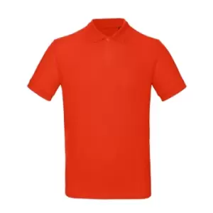 B&C Mens Inspire Polo (M) (Flame Red)