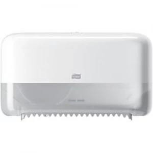 Tork Toilet Roll Dispenser T7 Twin Coreless Mid-size Plastic White