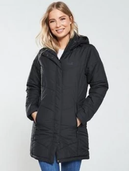 Jack Wolfskin Svalbard Jacket - Black, Size S, Women